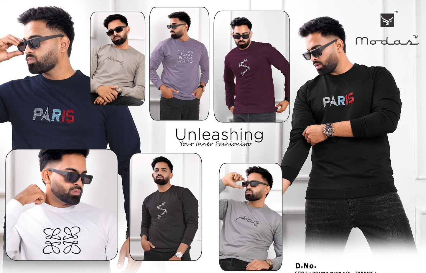 Design 9092 Modas Cotton Looper Mens Tshirts Manufacturer Gujarat