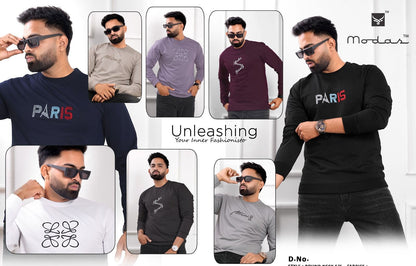 Design 9092 Modas Cotton Looper Mens Tshirts Manufacturer Gujarat