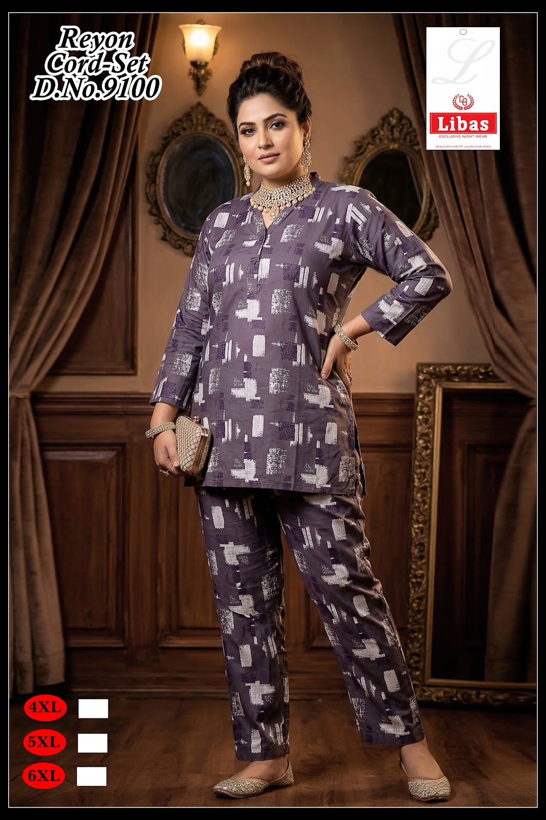Design 9100 Libas Amiti Rayon 22Kg Co Ord Set Wholesale Price