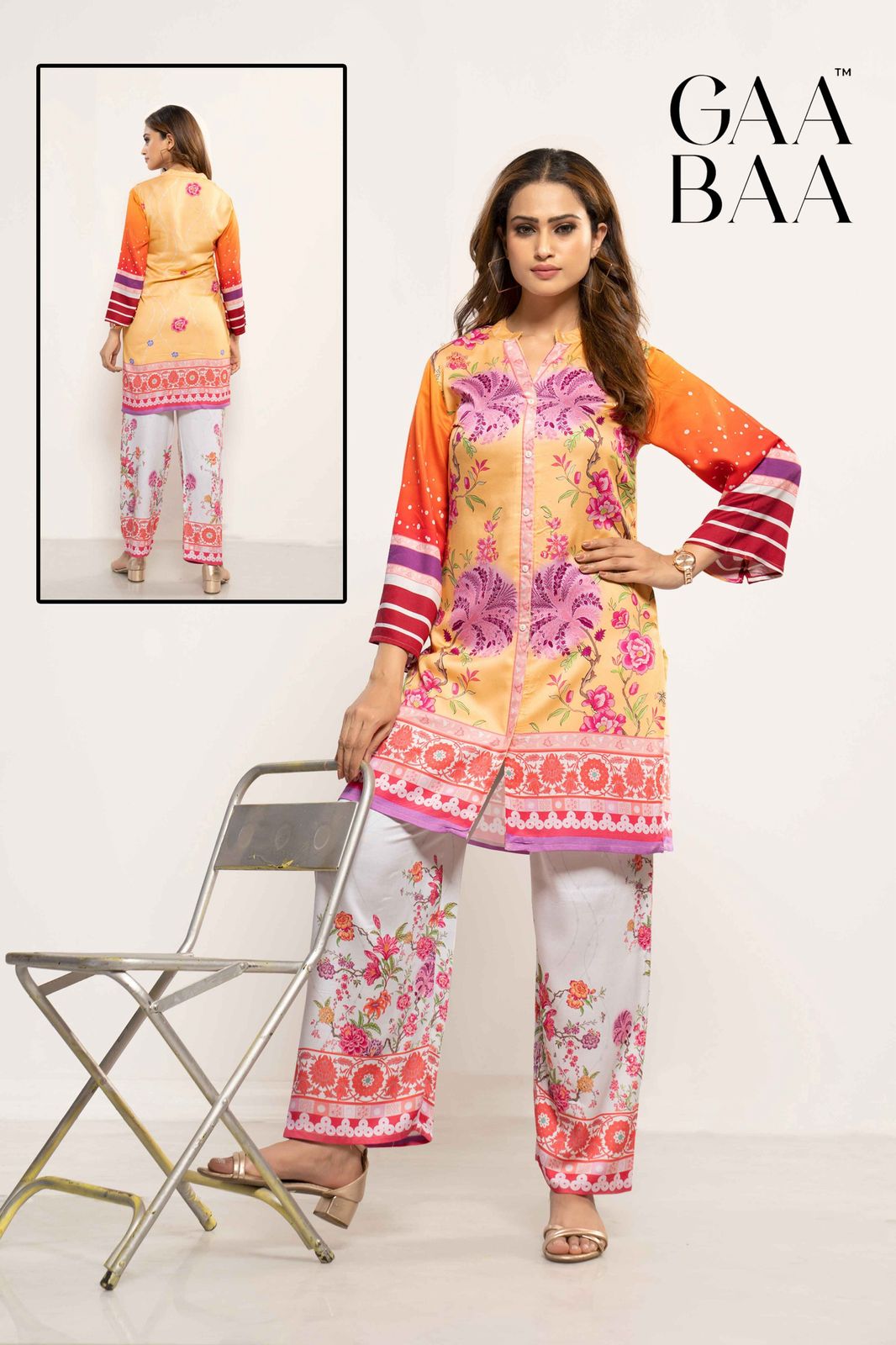 Design 919 Gaabaa Gaji Silk Co Ord Set Manufacturer