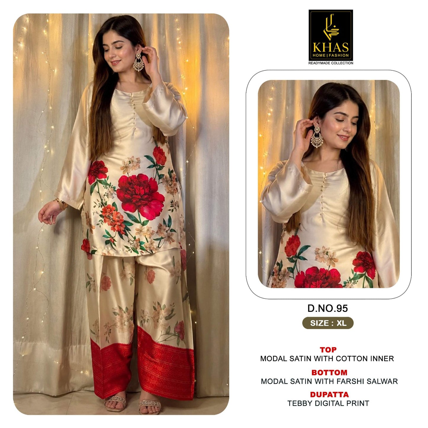 Design 91 To 96 Khas Satin Pakistani Readymade Suits Wholesale