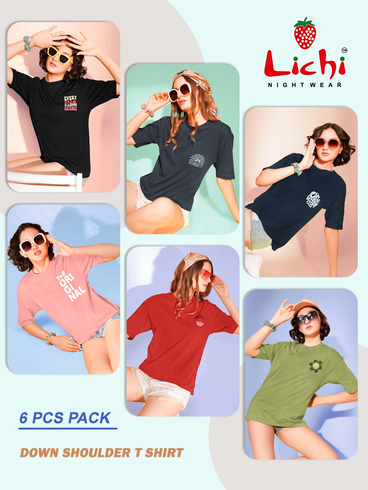 Design 920 Lichi Cotton Women Tshirt Supplier India