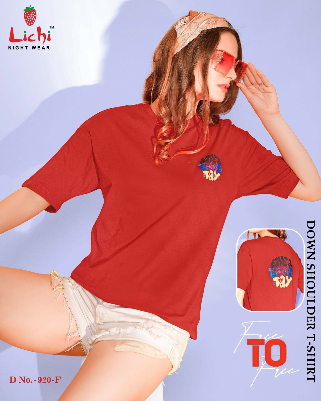 Design 920 Lichi Cotton Women Tshirt Supplier India