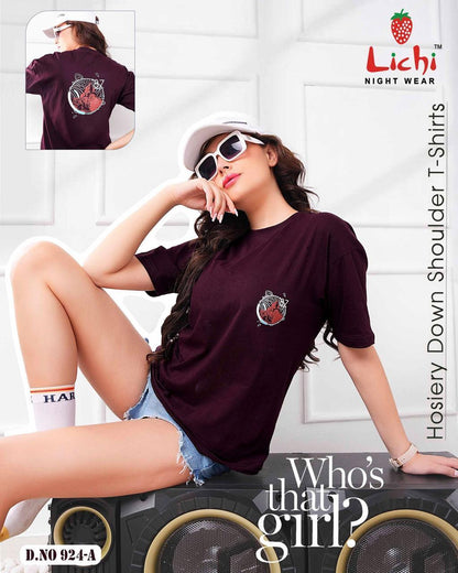 Design 924 Lichi Hosiery Women Tshirt Wholesale Price