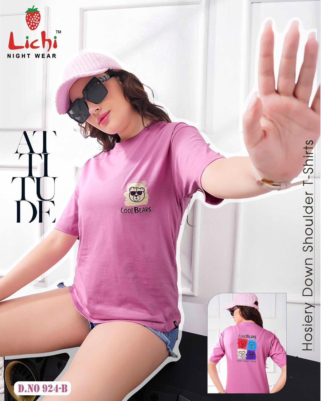 Design 924 Lichi Hosiery Women Tshirt Wholesale Price