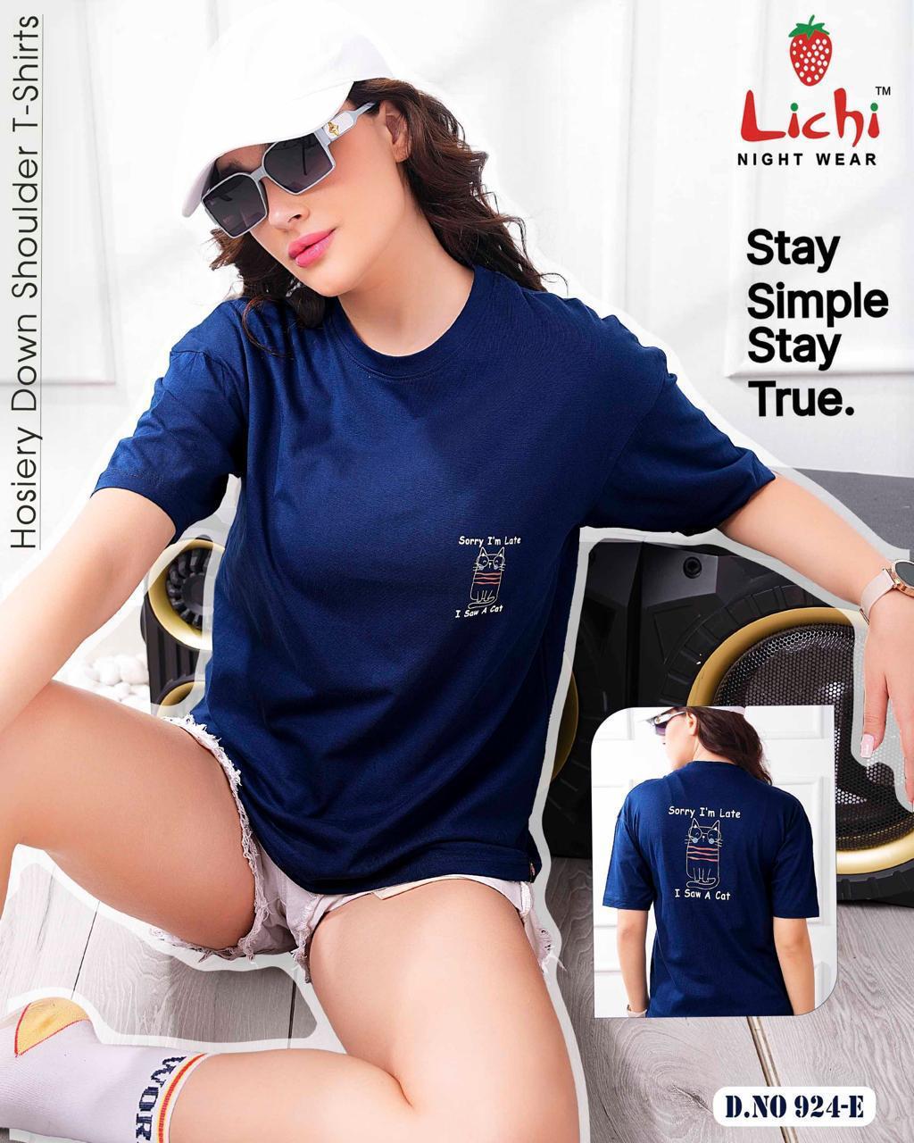 Design 924 Lichi Hosiery Women Tshirt Wholesale Price