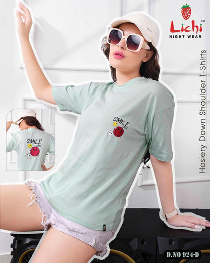 Design 924 Lichi Hosiery Women Tshirt Wholesale Price