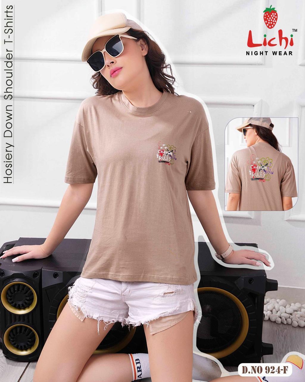Design 924 Lichi Hosiery Women Tshirt Wholesale Price