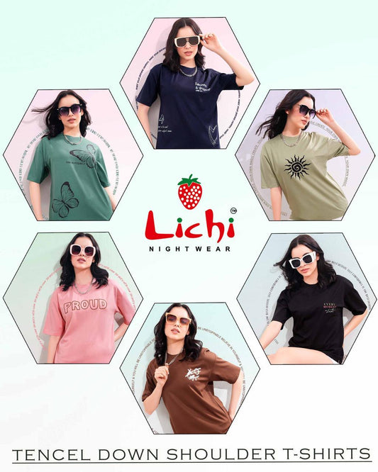 Design 925 Lichi Tencil Women Tshirt Supplier Ahmedabad