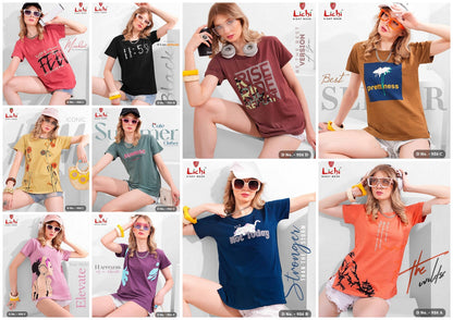 Design 926 Lichi Hosiery Cotton Women Tshirt Wholesale Price