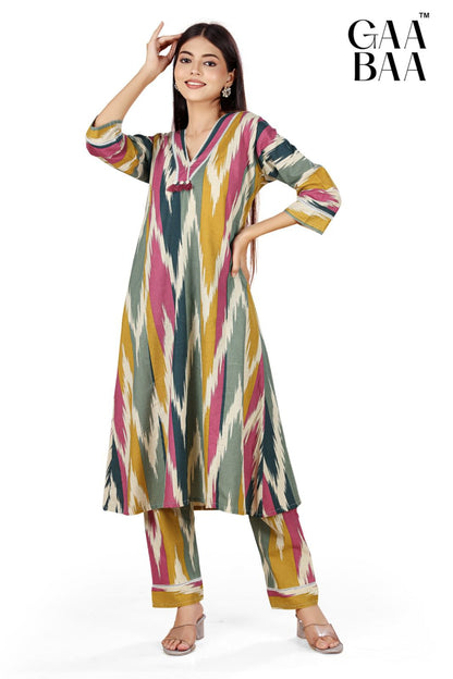 Design 929 Gaabaa Cotton Co Ord Set Manufacturer