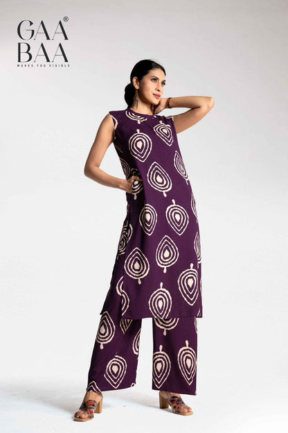 Design 931 Gaabaa Reyon Kurti Plazzo Set Wholesaler
