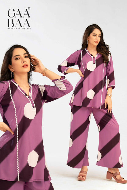 Design 932 Gaabaa Rayon 22Kg Co Ord Set Manufacturer Ahmedabad