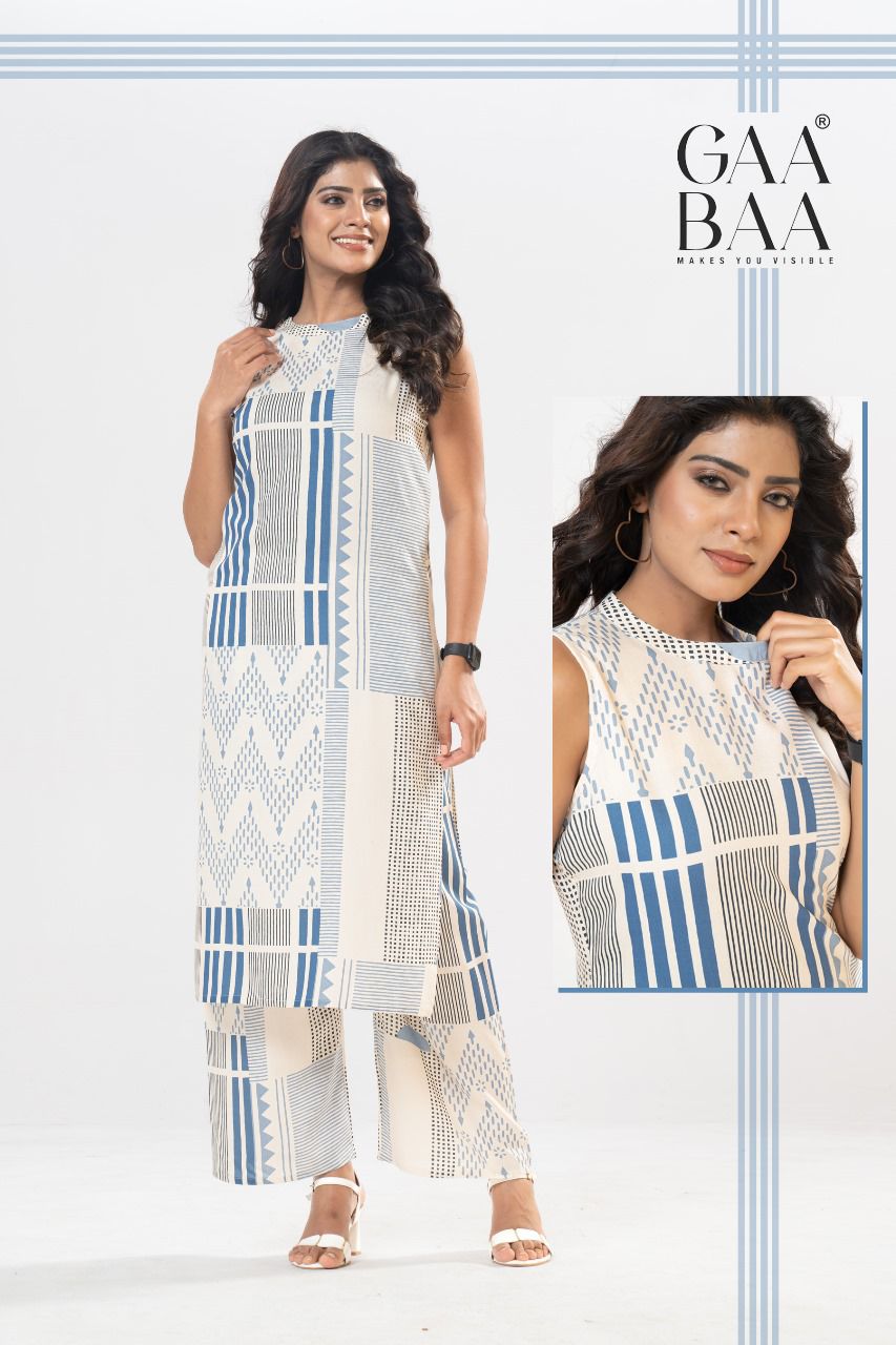 Design 946 Gaabaa Reyon Kurti Plazzo Set Wholesaler Ahmedabad