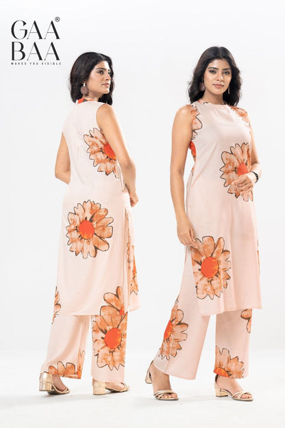 Design 946 Gaabaa Reyon Kurti Plazzo Set Wholesaler Ahmedabad