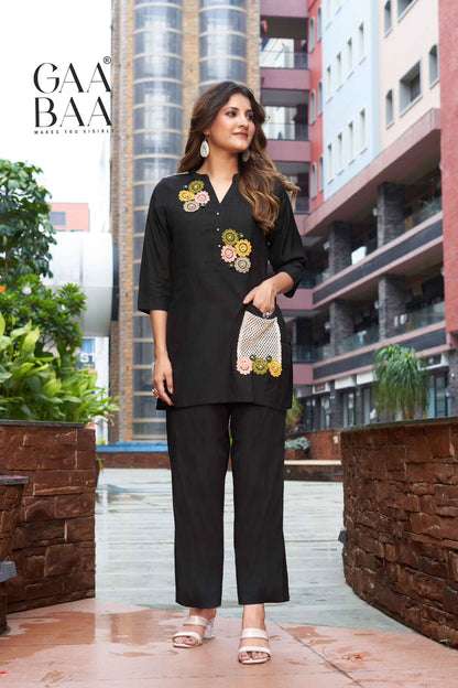 design 948 gaabaa vatican co ord set wholesaler india