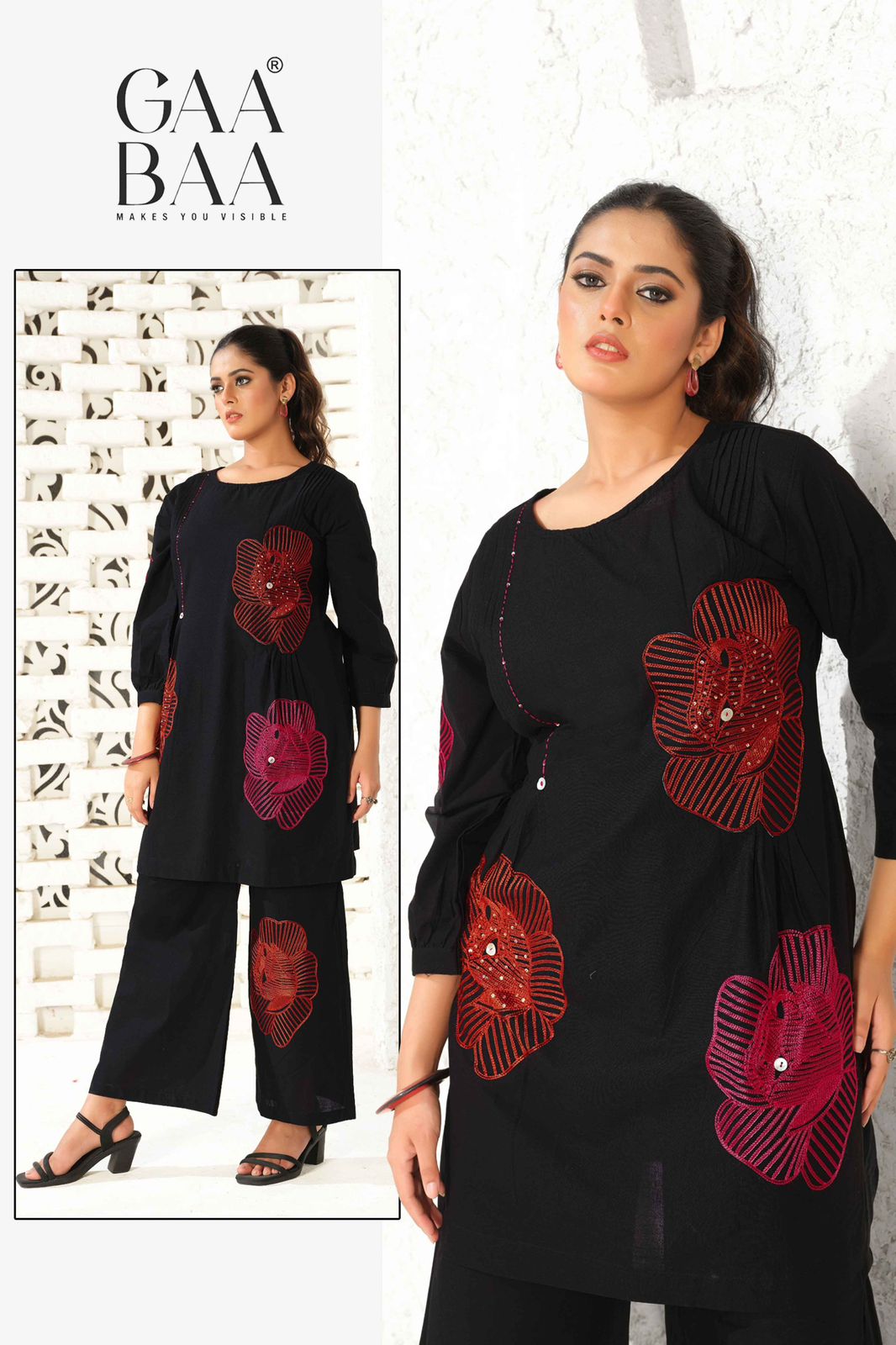 Design 967-968 Gaabaa Cotton Co Ord Set Manufacturer Gujarat