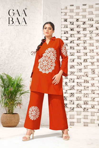 Design 969 Gaabaa Cotton Co Ord Set Wholesale Rate