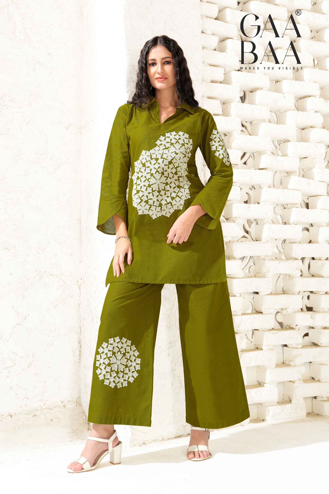 Design 969 Gaabaa Cotton Co Ord Set Wholesale Rate