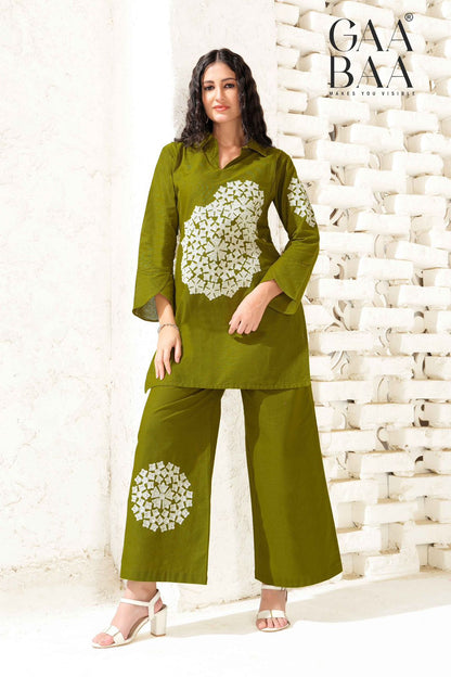 Design 969 Gaabaa Cotton Co Ord Set Wholesale Rate
