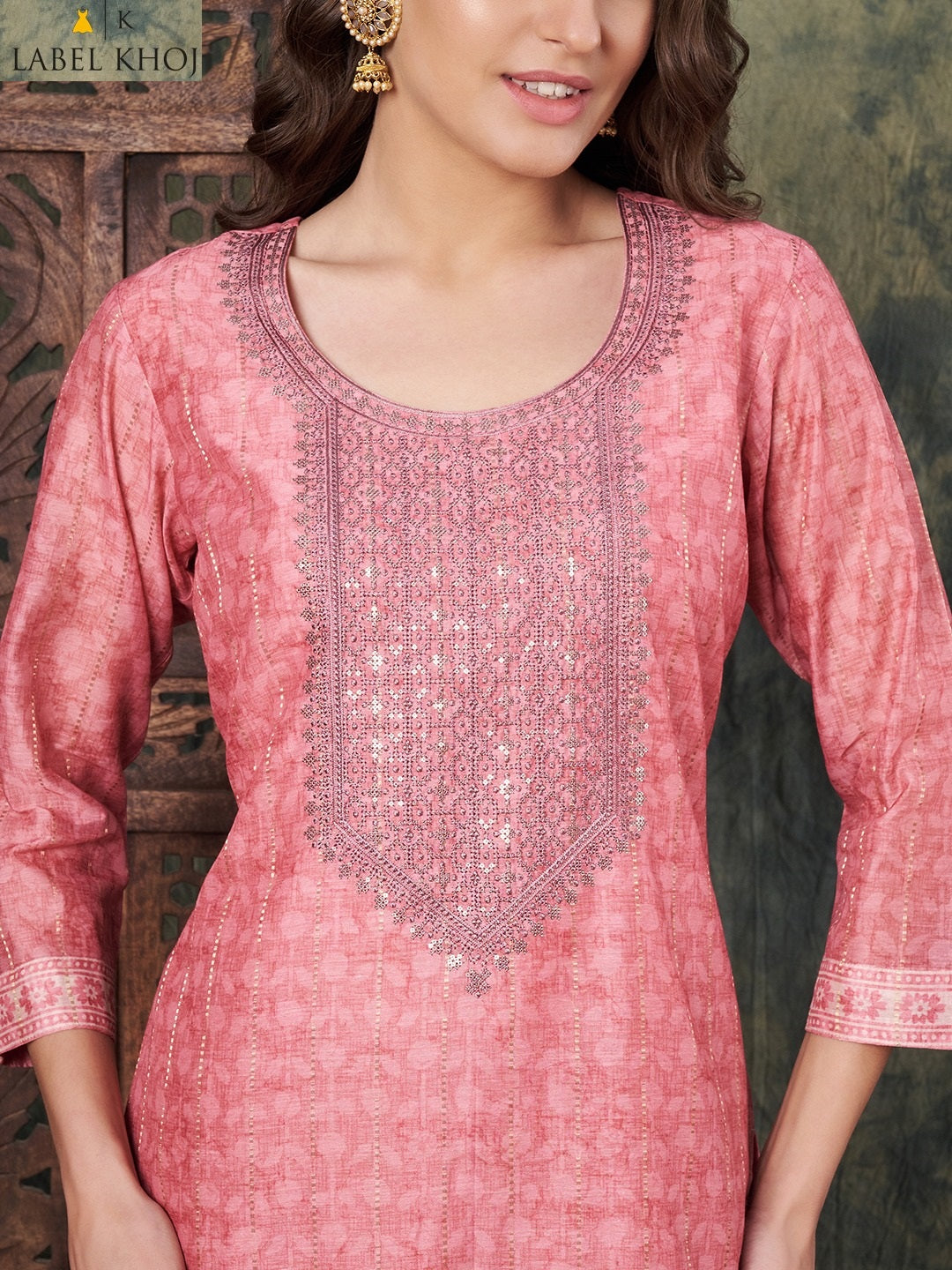 Design 9788 Label Khoj Silk Readymade Pant Style Suits Wholesaler