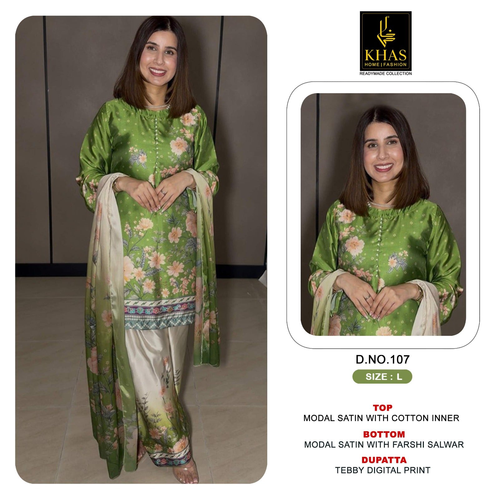 Design 97 To 107 Khas Modal Satin Pakistani Readymade Suits Supplier Ahmedabad