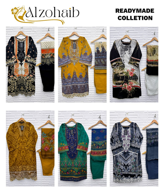 Design A Al Zohaib Cotton Karachi Readymade Suits Manufacturer Ahmedabad