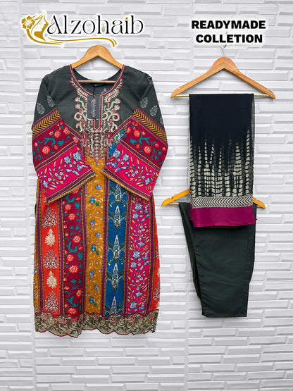 Design B Al Zohaib Cotton Karachi Readymade Suits Supplier Ahmedabad
