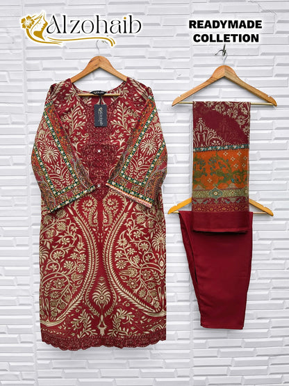 Design B Al Zohaib Cotton Karachi Readymade Suits Supplier Ahmedabad