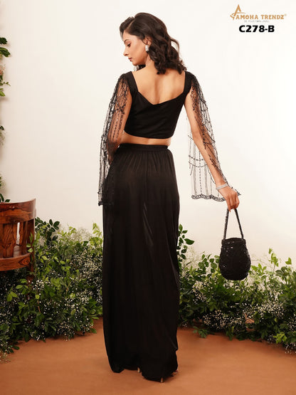 Design C278 Ab Amoha Imported Indo Western Pair Exporter