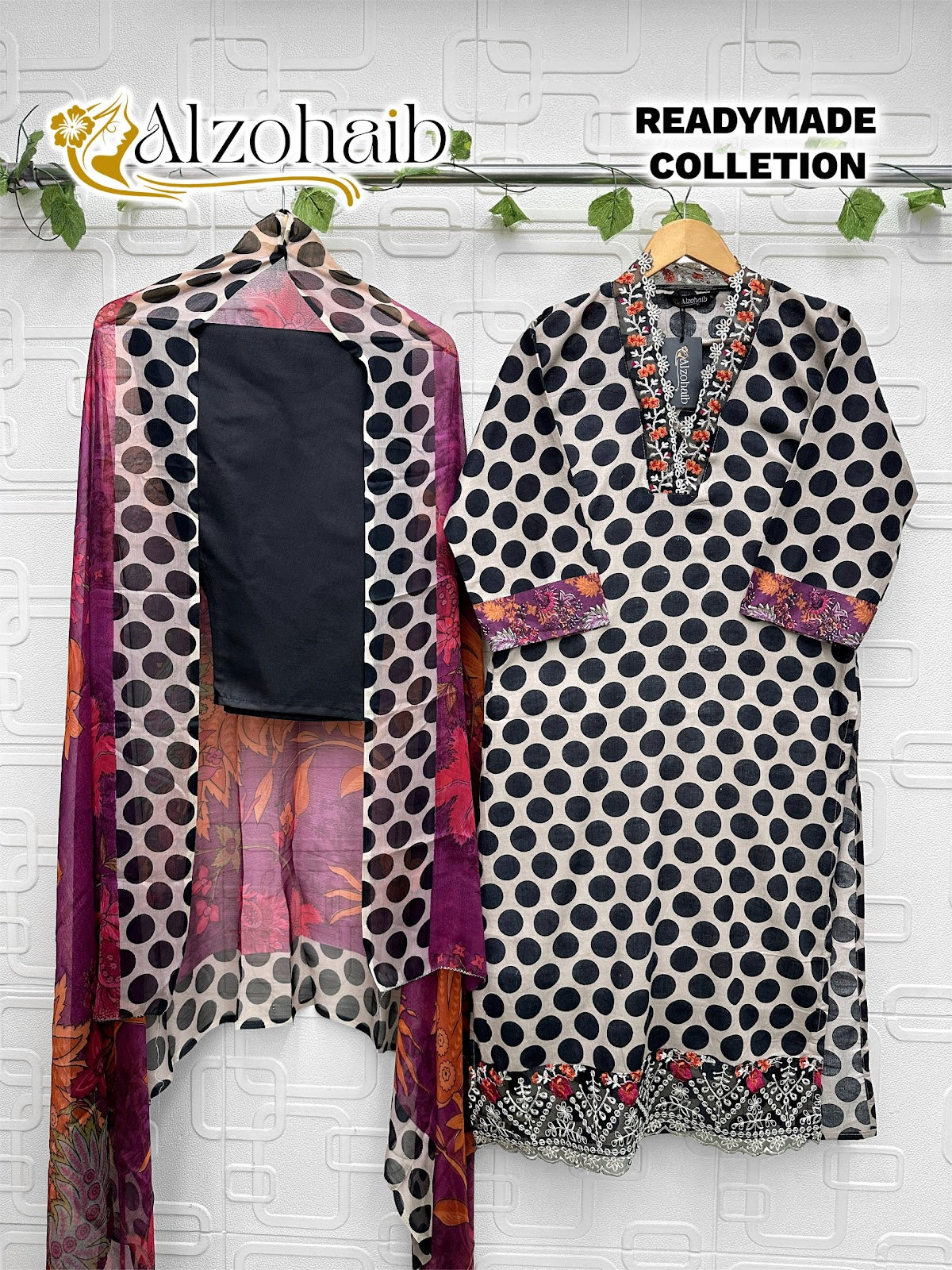 Design C Al Zohaib Cotton Karachi Readymade Suits Wholesale