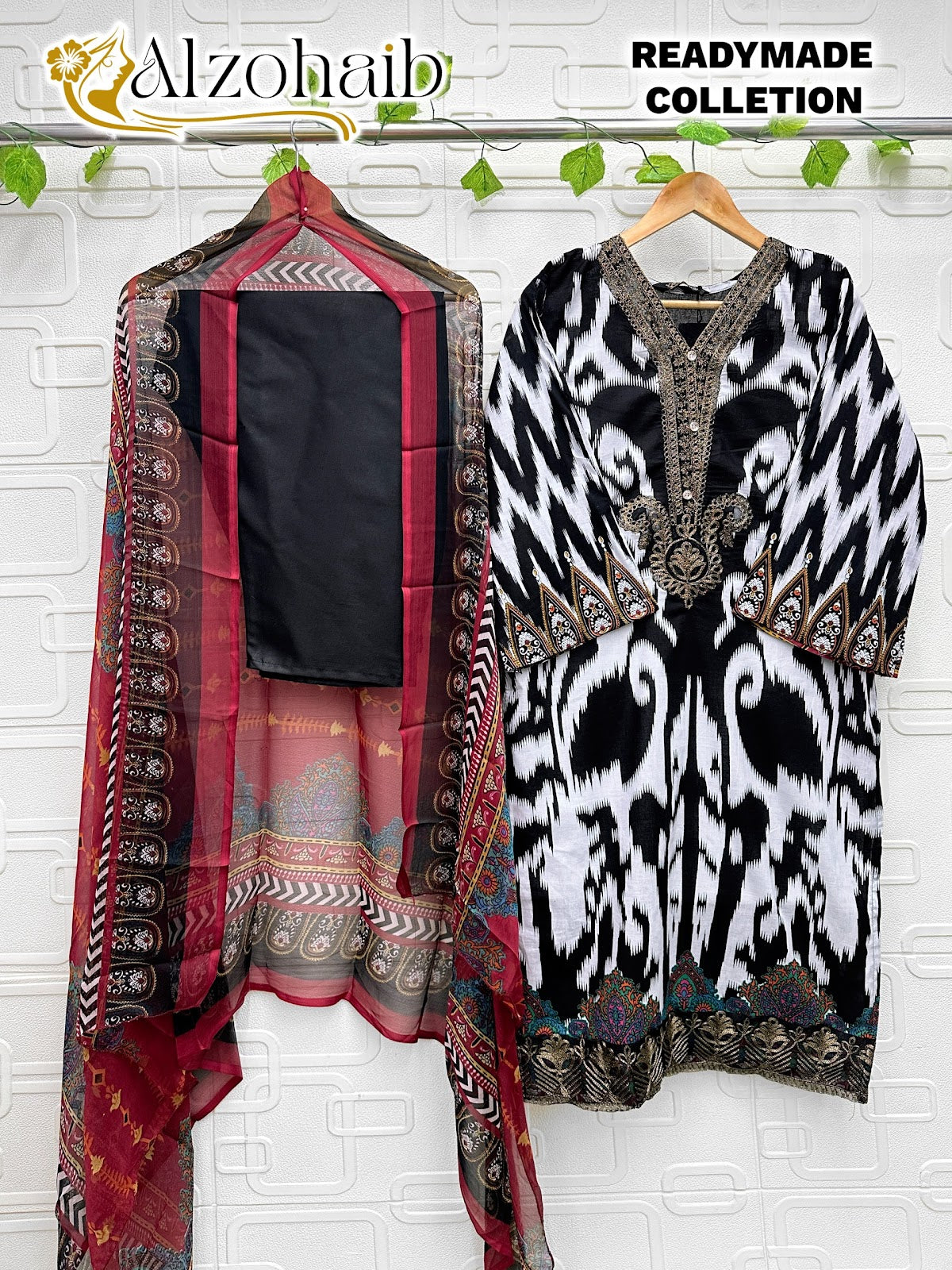 Design C Al Zohaib Cotton Karachi Readymade Suits Wholesale