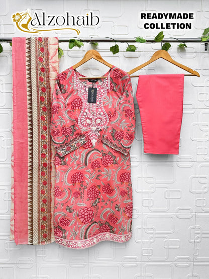 Design D Al Zohaib Cotton Karachi Readymade Suits Manufacturer