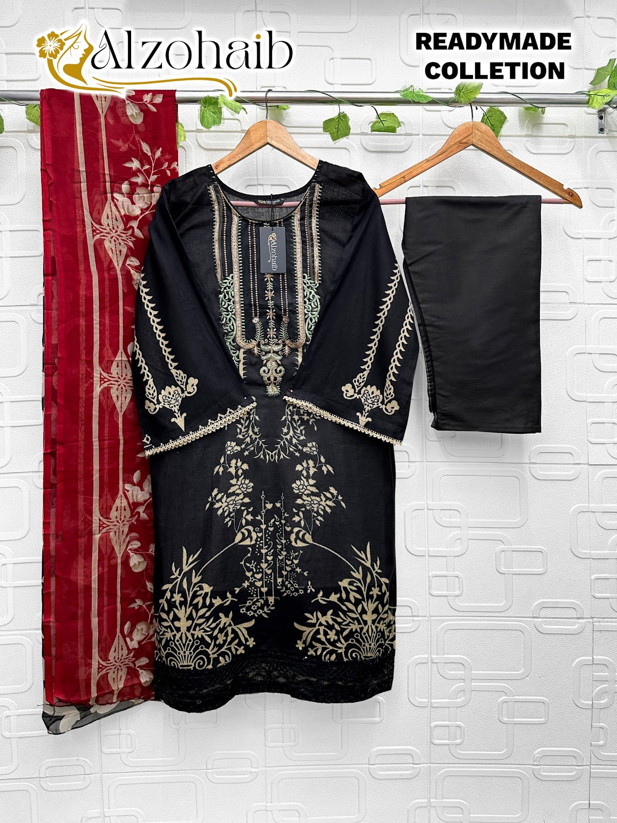 Design D Al Zohaib Cotton Karachi Readymade Suits Manufacturer