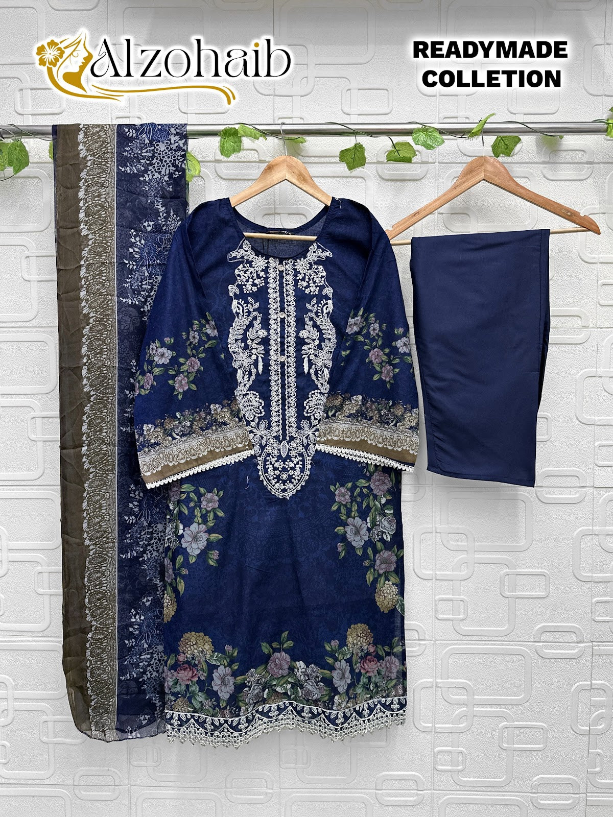 Design D Al Zohaib Cotton Karachi Readymade Suits Manufacturer