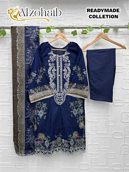 Design D Al Zohaib Cotton Karachi Readymade Suits Manufacturer