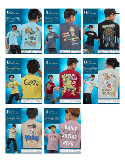 Design J-273 B-274 D-8 Imported Boys Tshirt Wholesale Rate