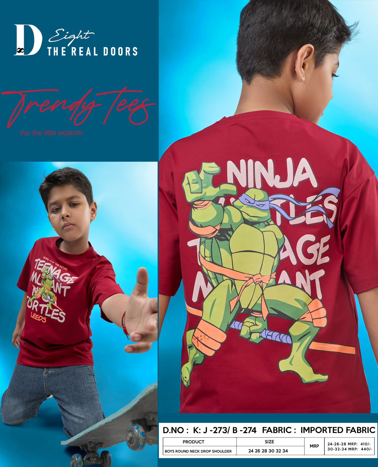 Design J-273 B-274 D-8 Imported Boys Tshirt Wholesale Rate