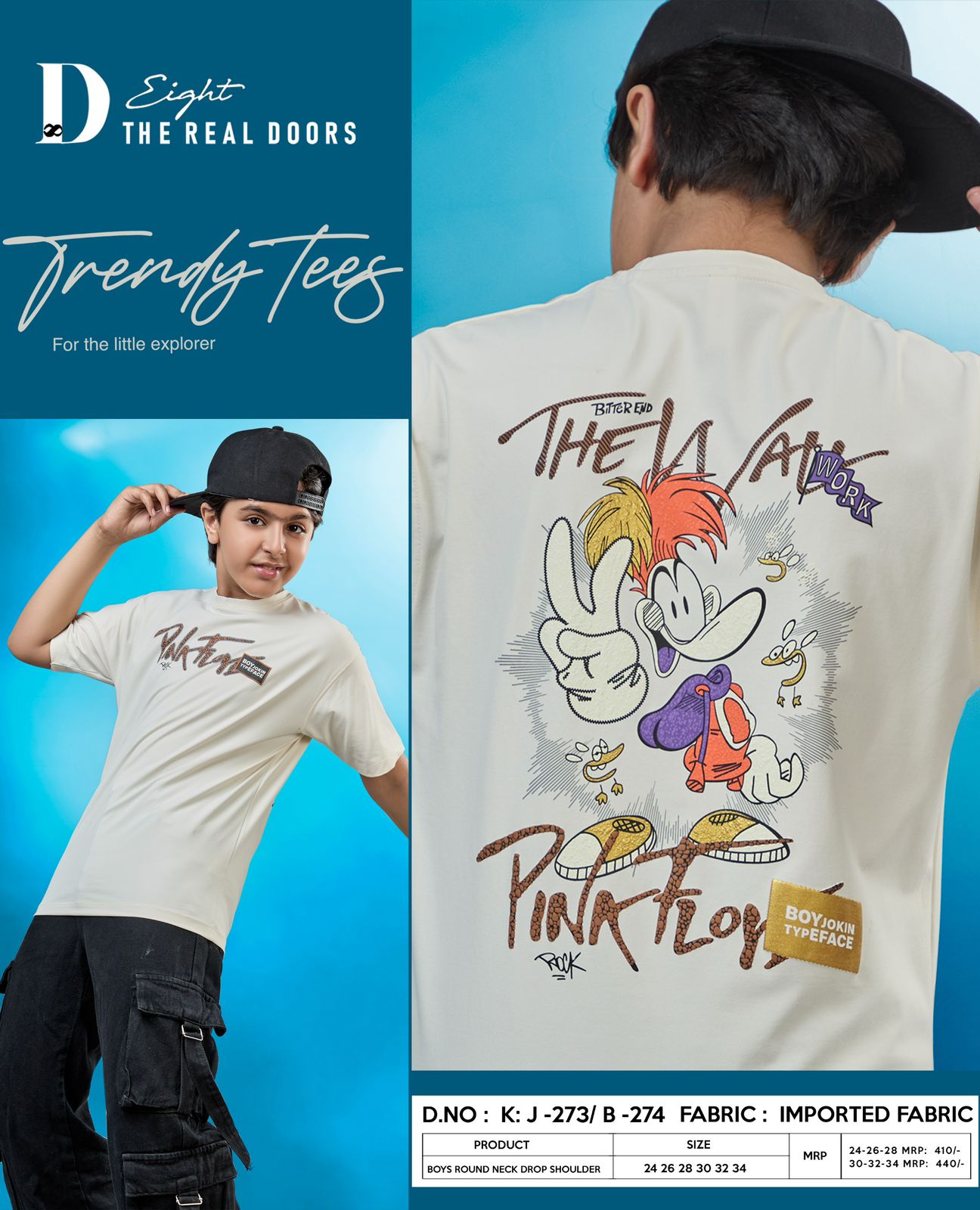 Design J-273 B-274 D-8 Imported Boys Tshirt Wholesale Rate