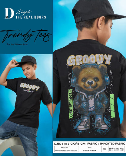Design J-273 B-274 D-8 Imported Boys Tshirt Wholesale Rate
