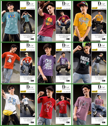 Design J 353 B 354 D-8 Imported Boys Tshirt Wholesale Price