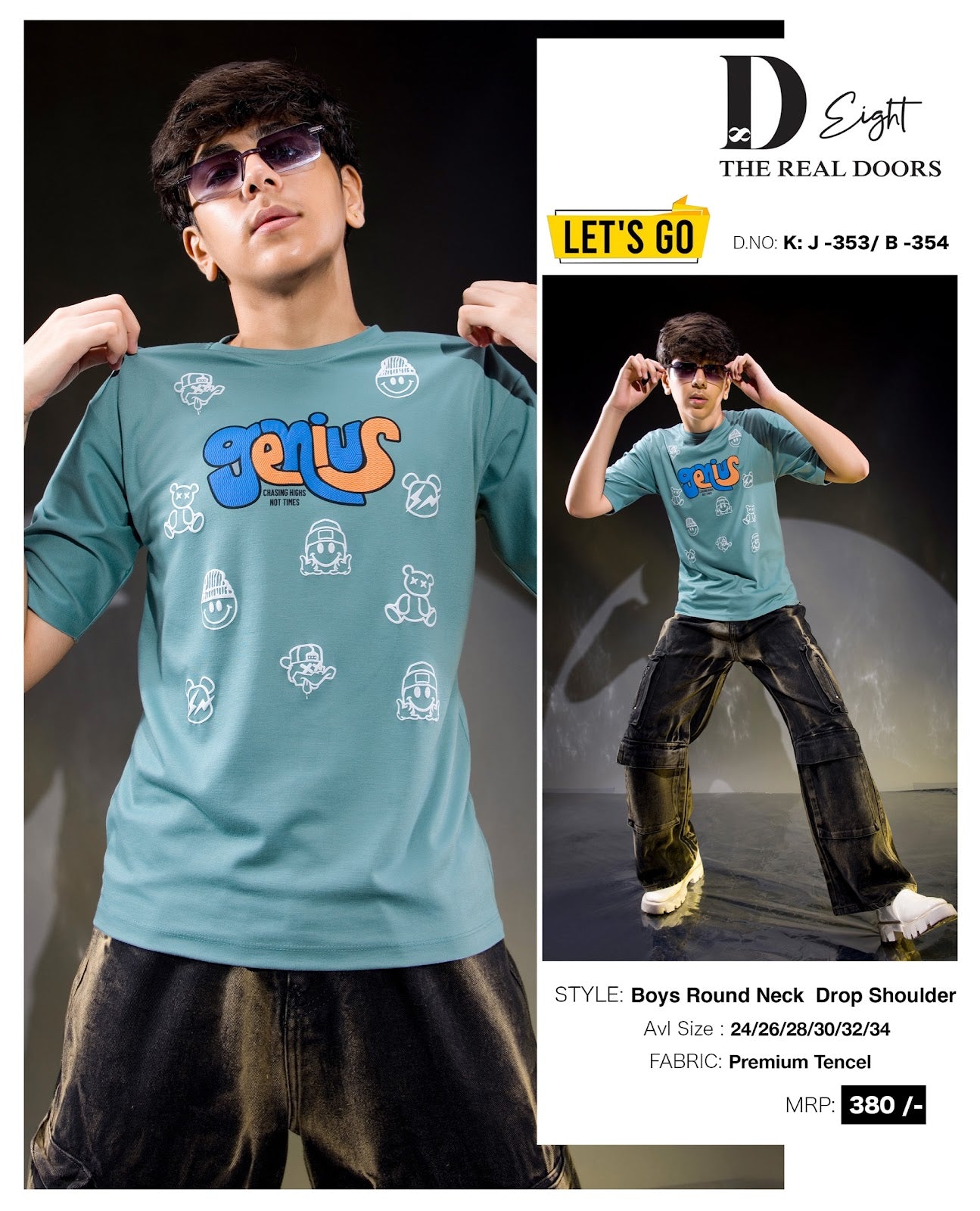 Design J 353 B 354 D-8 Imported Boys Tshirt Wholesale Price