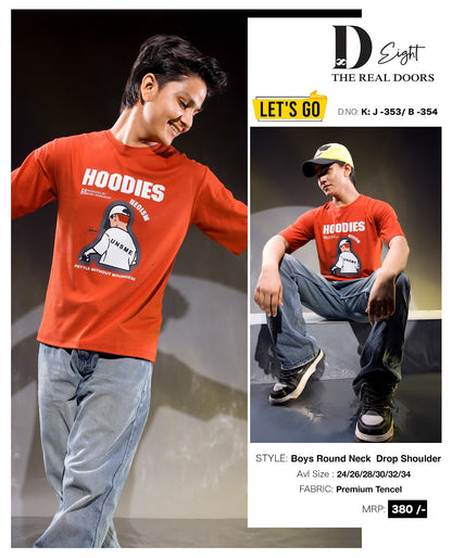 Design J 353 B 354 D-8 Imported Boys Tshirt Wholesale Price