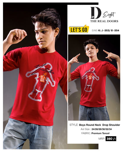 Design J 353 B 354 D-8 Imported Boys Tshirt Wholesale Price