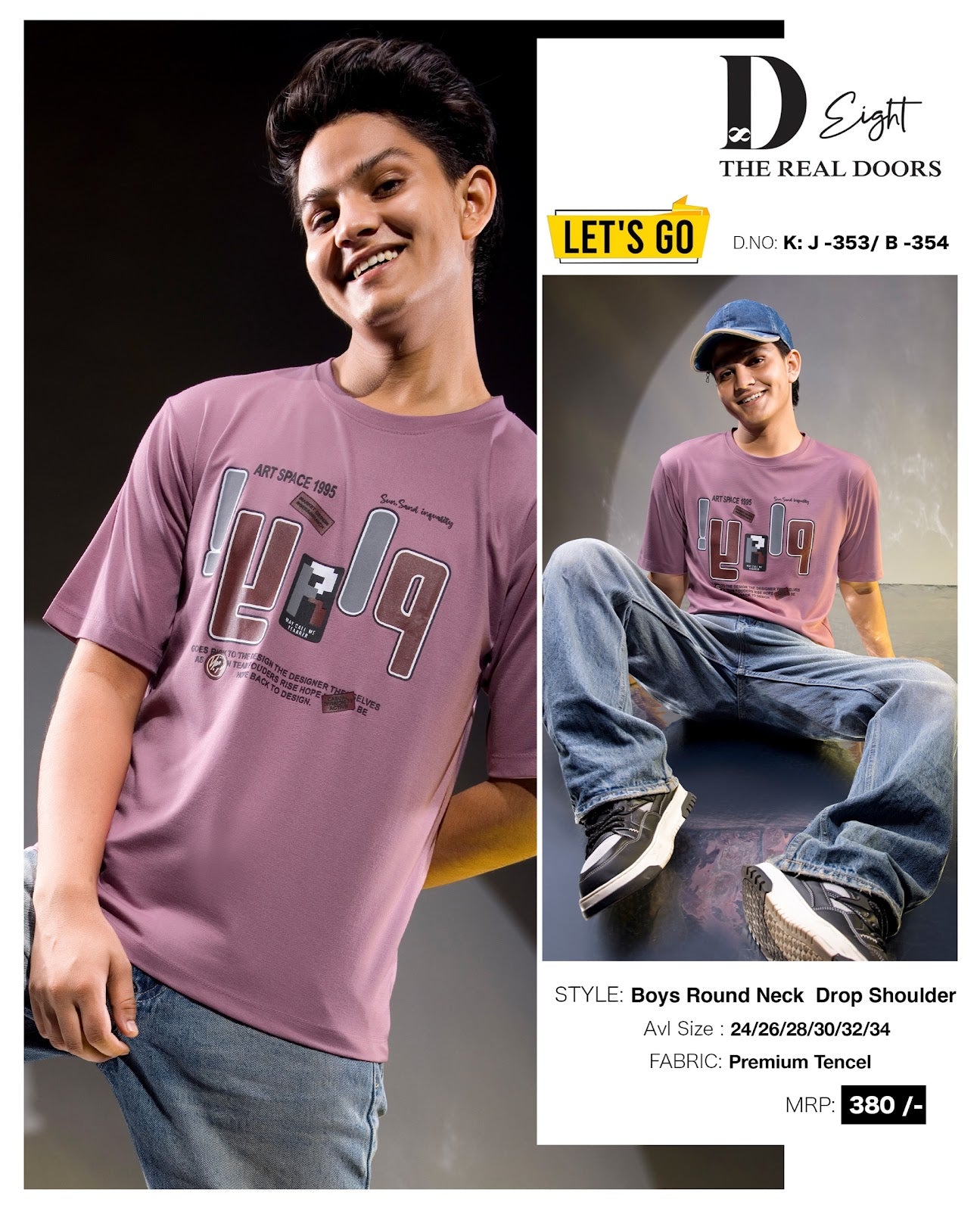 Design J 353 B 354 D-8 Imported Boys Tshirt Wholesale Price