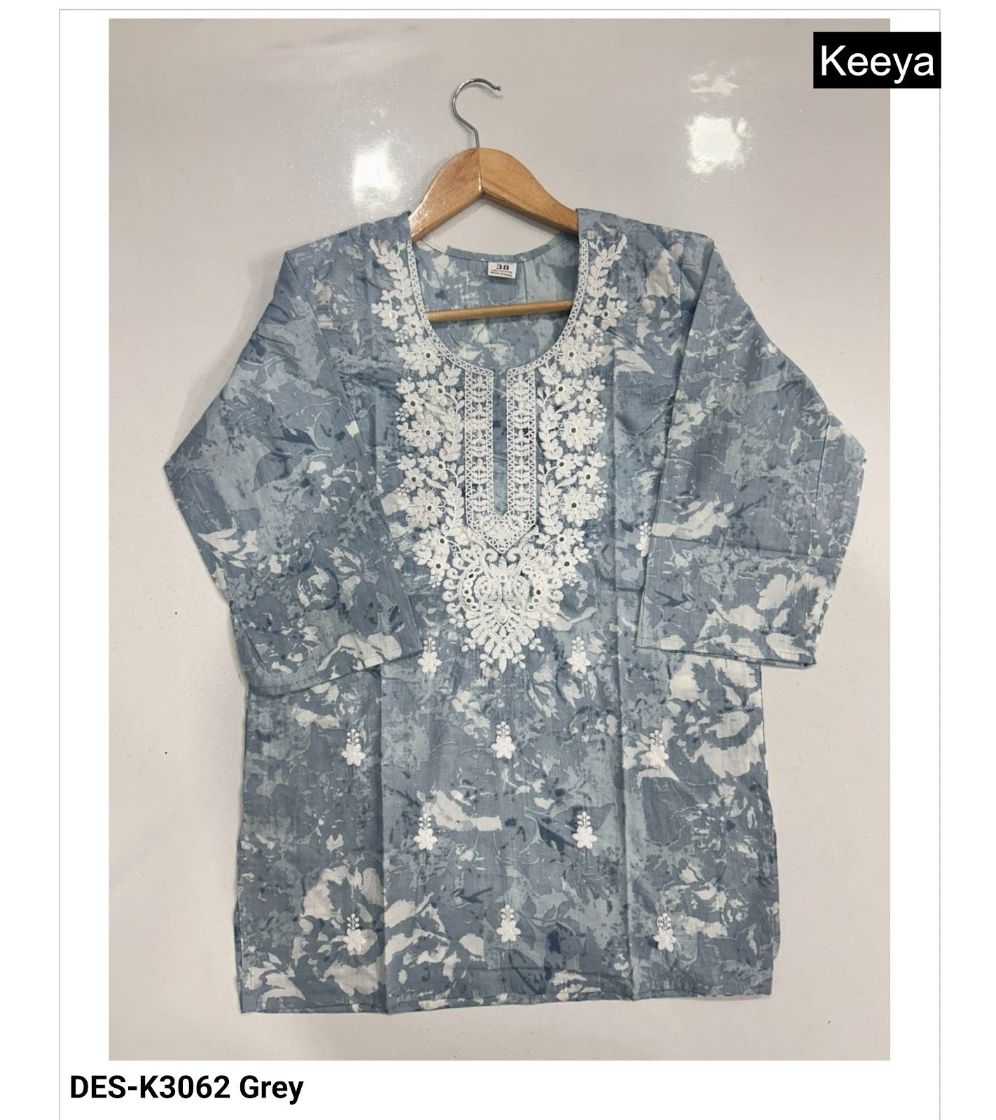 Design K3062-69 Keeya Cotton Short Kurtis Manufacturer Ahmedabad