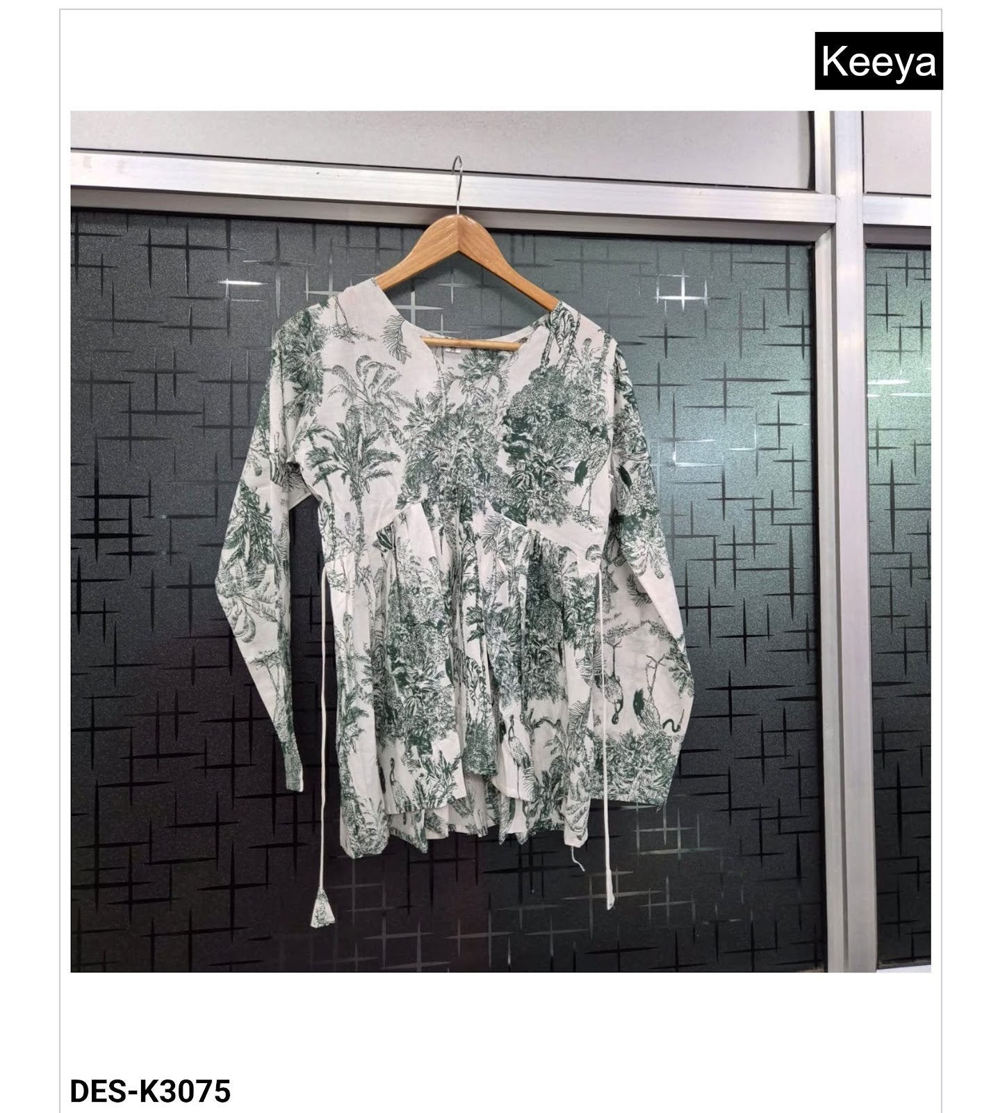 Design K3071-75 Keeya Cotton Fancy Tops Supplier Ahmedabad