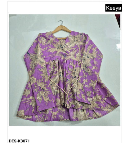 Design K3071-75 Keeya Cotton Fancy Tops Supplier Ahmedabad