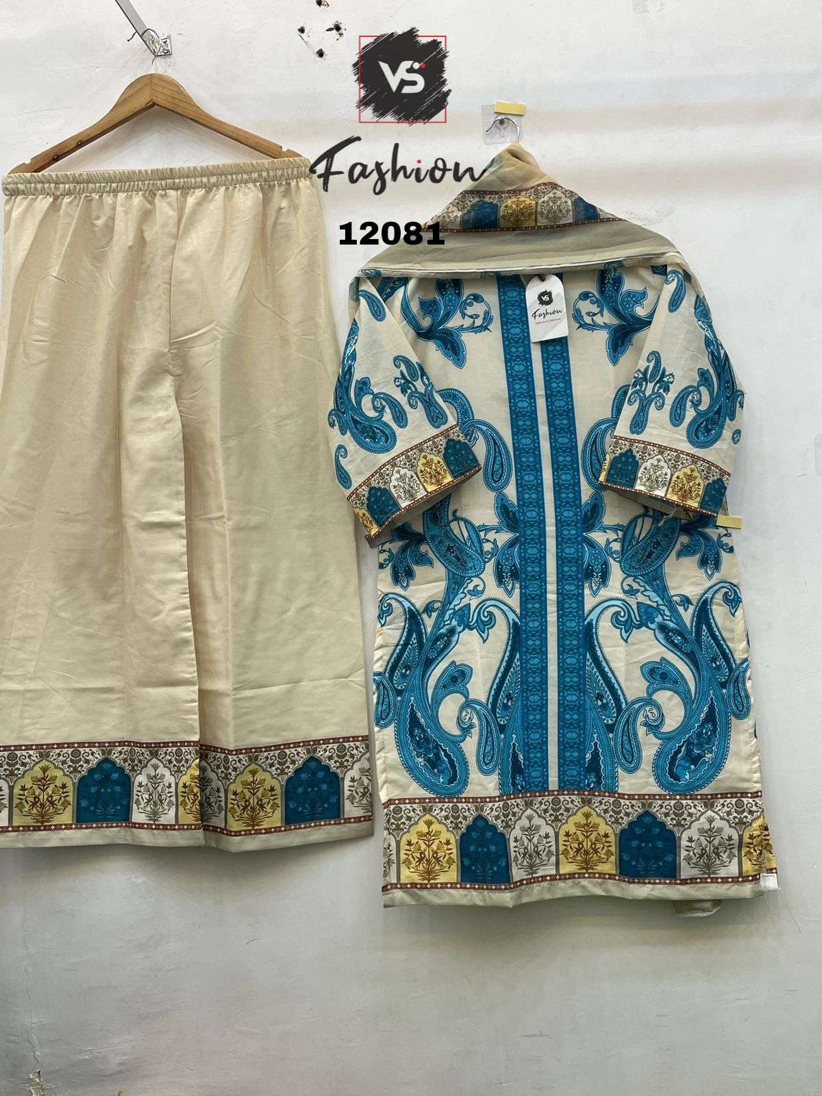 Design No 12081 Vs Fashion Cotton Pakistani Readymade Suits Wholesale Price