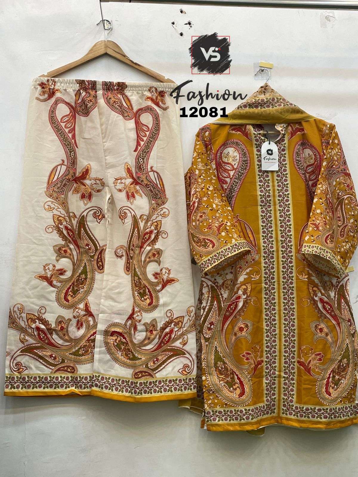 Design No 12081 Vs Fashion Cotton Pakistani Readymade Suits Wholesale Price
